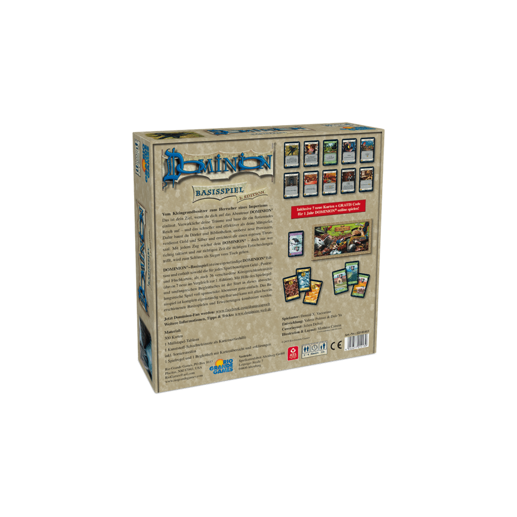 Dominion Basisspiel 2. Edition ASS Altenburger Spielkarten