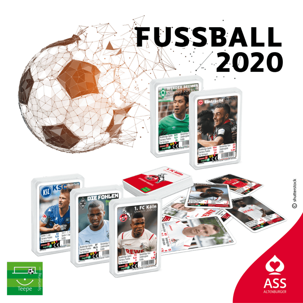 Fussball Quartett Von Teepe Ass Altenburger Spielkarten