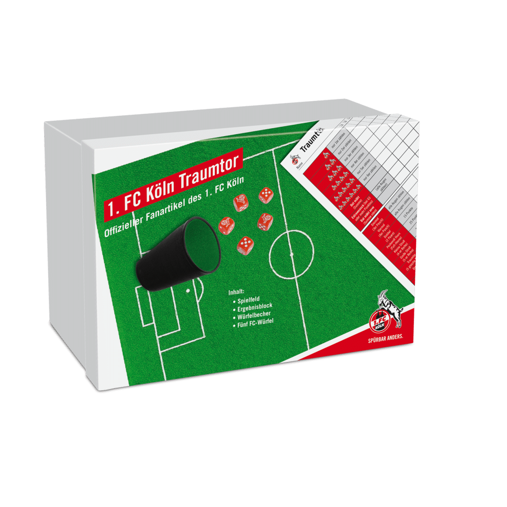 1 Fc Koln Traumtor Wurfelset Ass Altenburger Spielkarten