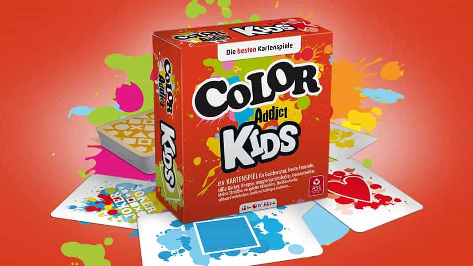 Color Addict ASS Spielkarten Kartenspiel Farben 