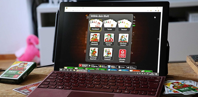 Skat online: spielen mit dem originalen altenburger Bild