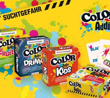 Bunte Varianten von Color Addict