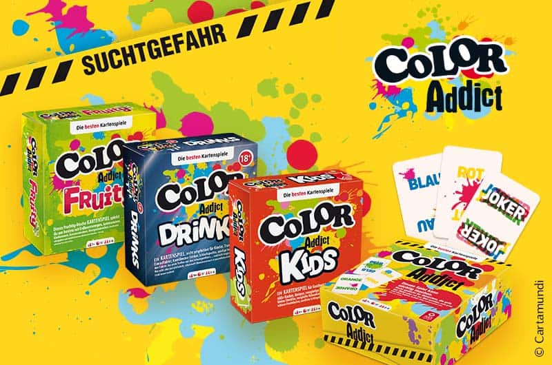 Bunte Varianten von Color Addict