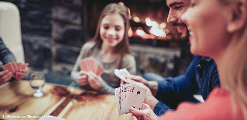 Zu Weihnachten gemeinsam mit der Familie spielen.