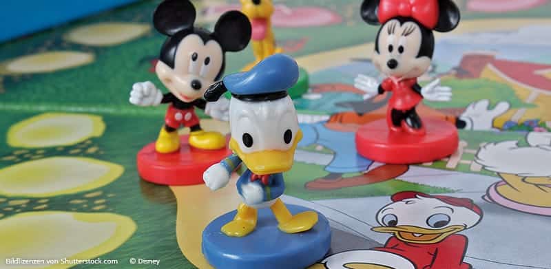 Die Spielfiguren von Disney Brettspielen trainieren die Motorik der Kinder und sie lernen spielerisch.