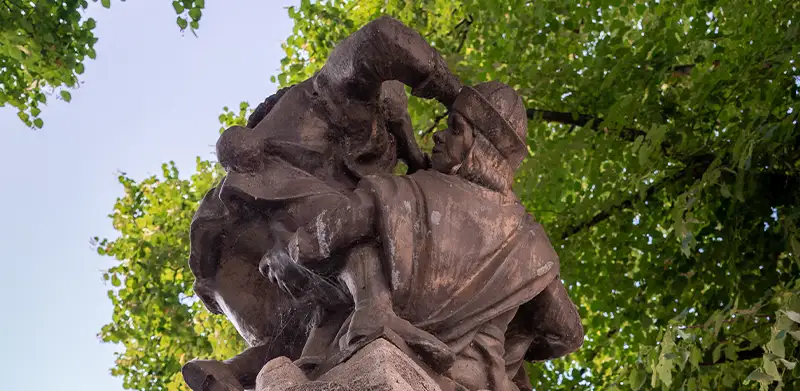 Skatbrunnen in Altenburg. Altenburg Skat, ASS Altenburger